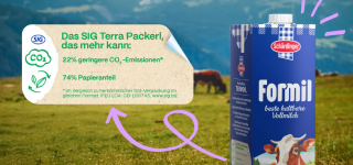 Berglandmilch pioneers SIGs alu-layer-free full barrier aseptic carton in Austria, cutting CO2
